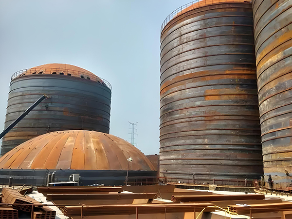 宿松焦粉钢板仓